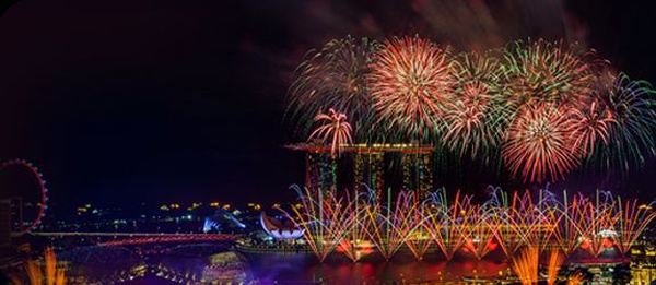 NDP Fireworks 1 Night Peninsula Excelsior Hotel Singapore 